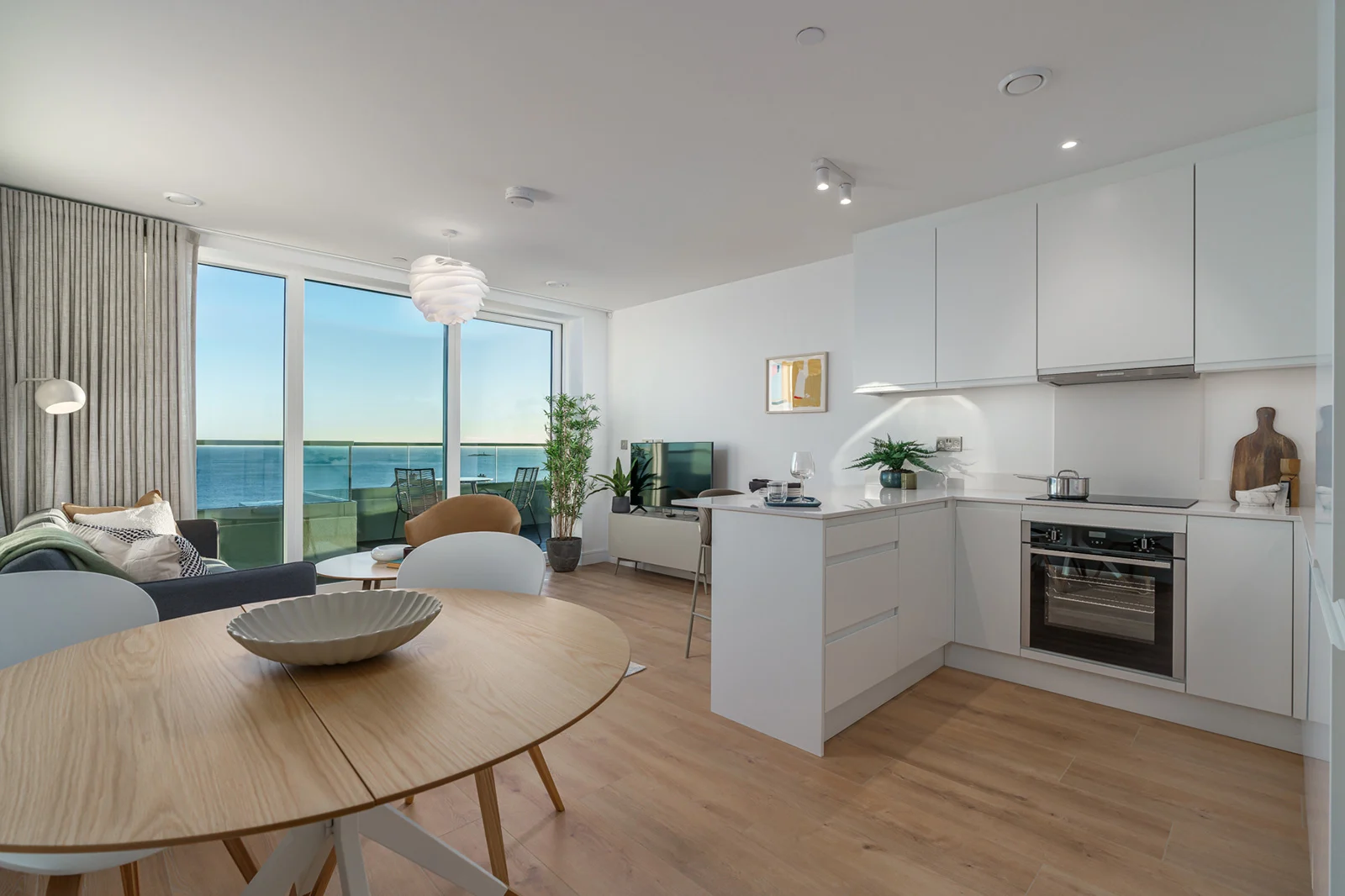 interior shot of the living space at Dalkey