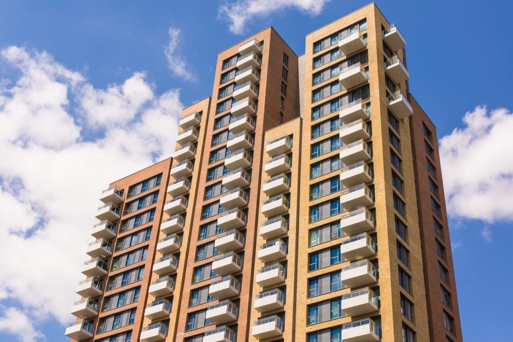 Photo of a high res block of apartments