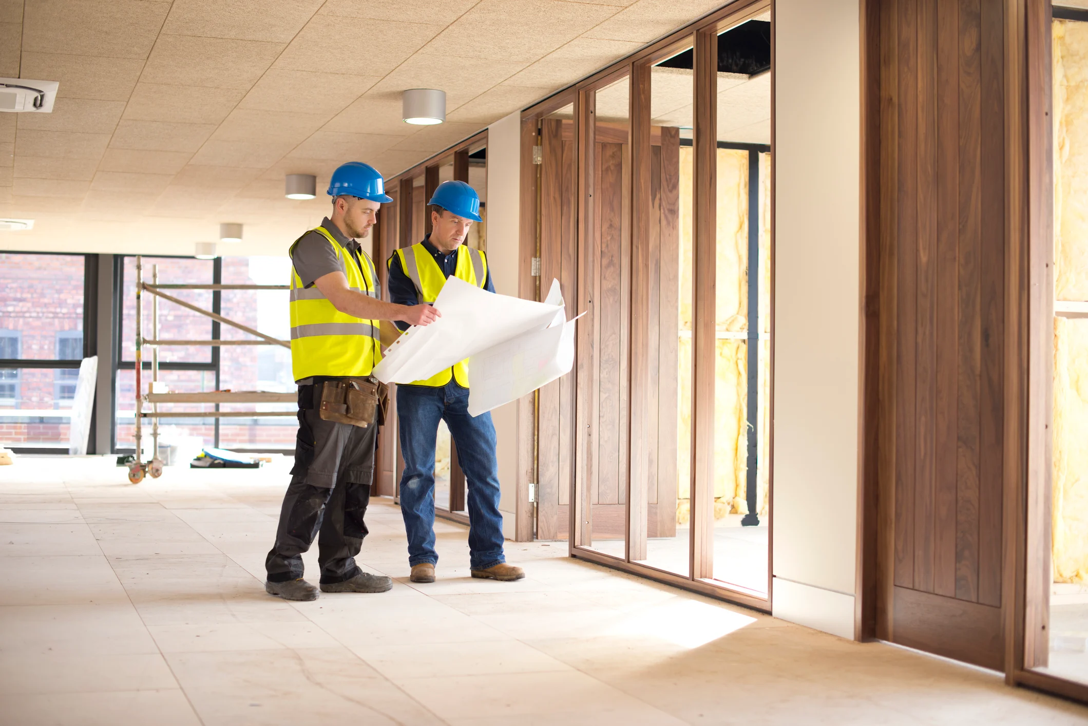 Photo of building design workers